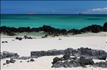 View at Bachas Beach, Santa Cruz Island